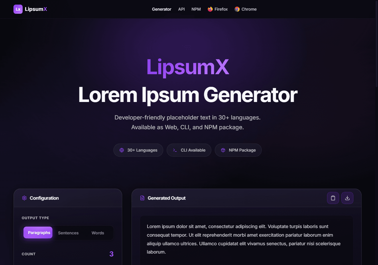 LipsumX